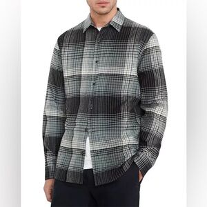 Vince‎ Salton Plaid Shirt Men’s Size Large